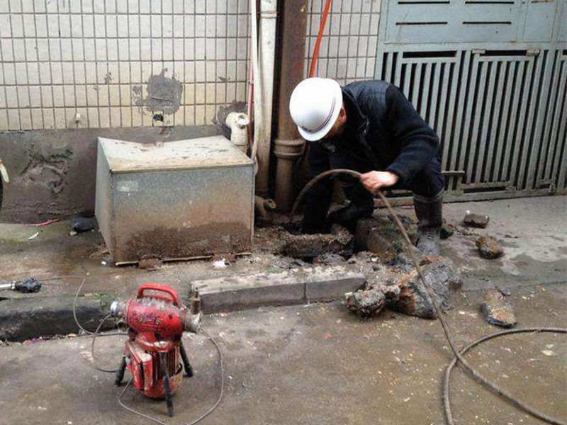 前海街道疏通下水道-洗菜池疏通